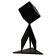 Abstract decorative Scandinavian metal sculpture from the mid-20th century, around the 1950s.