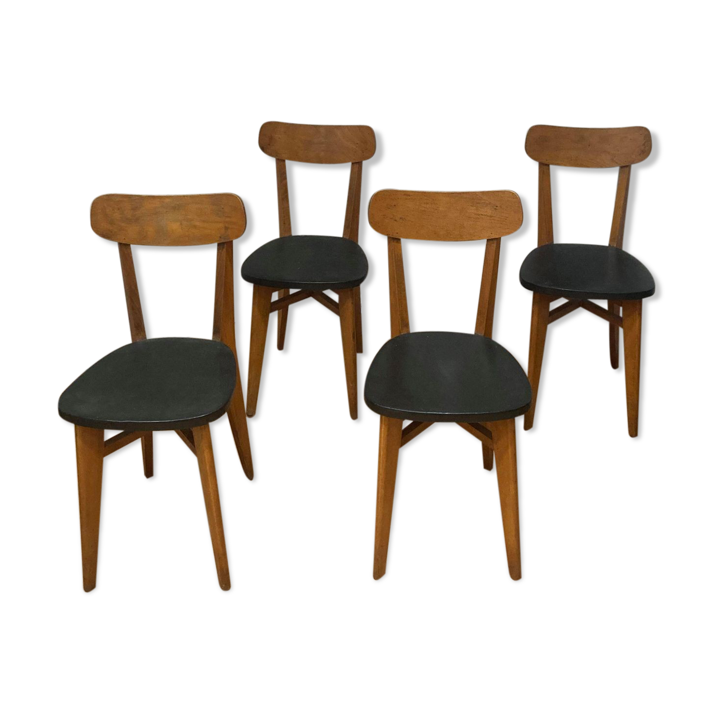 Lot of 4 chairs bistro Luterma