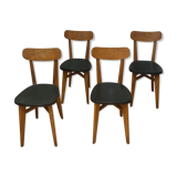 Lot of 4 chairs bistro Luterma