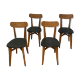 Lot of 4 chairs bistro Luterma