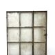 Old steel workshop skylight with opening.