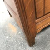 Art deco solid oak chest of drawers