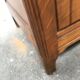 Art deco solid oak chest of drawers