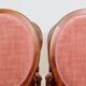 Dining chairs set of 6 powder pink medallion