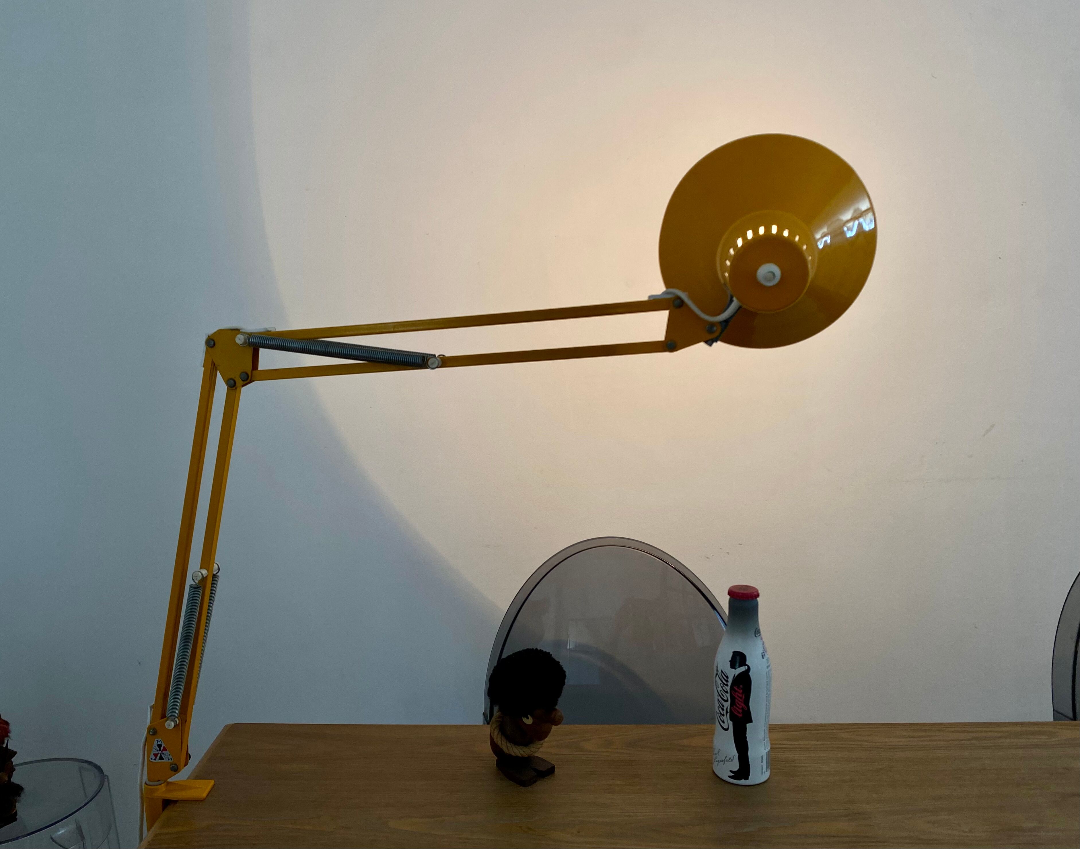 Desk lamp architect Twist t1 vintage Italian design 70