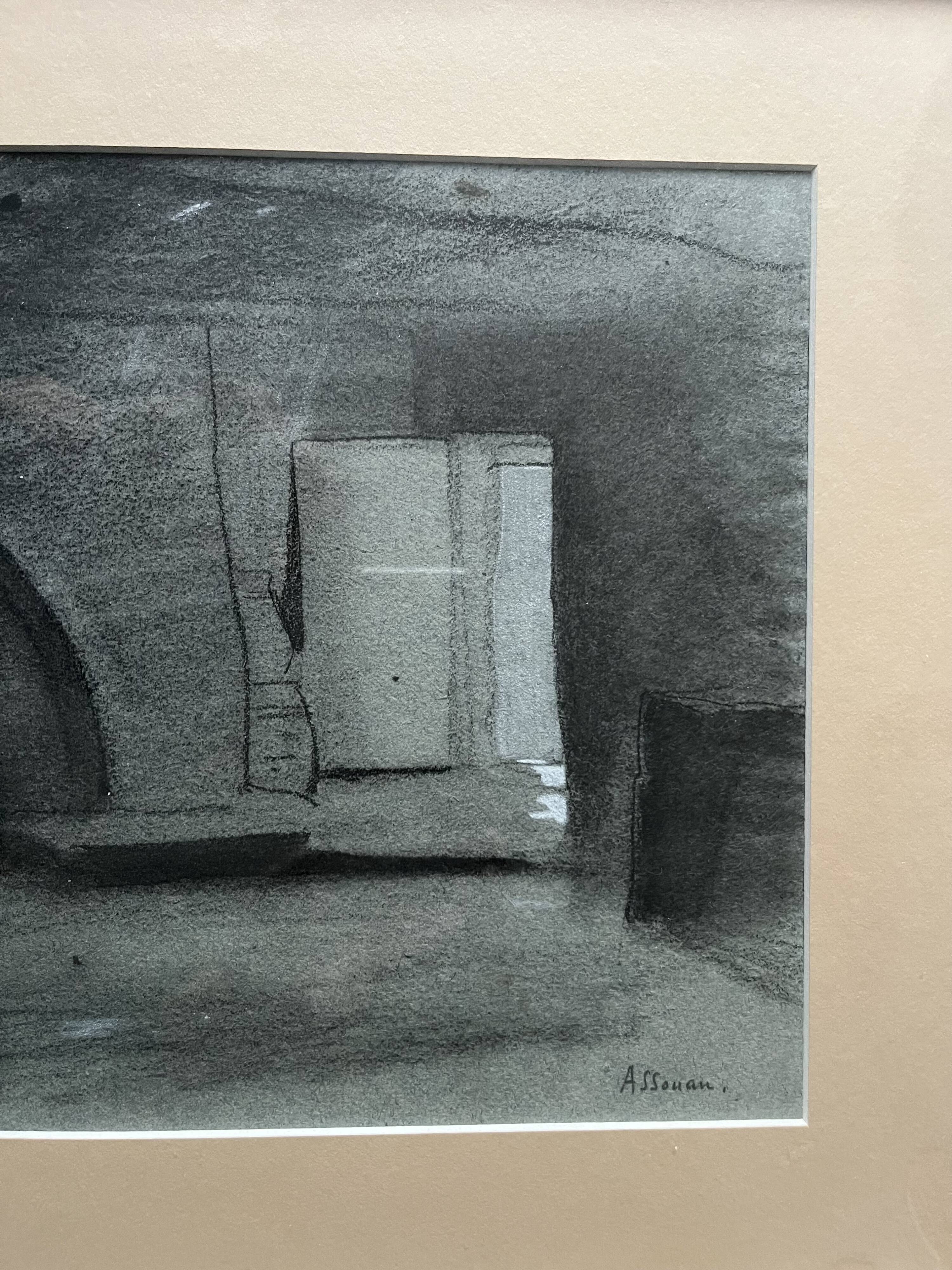 Drawing by the painter Assouan