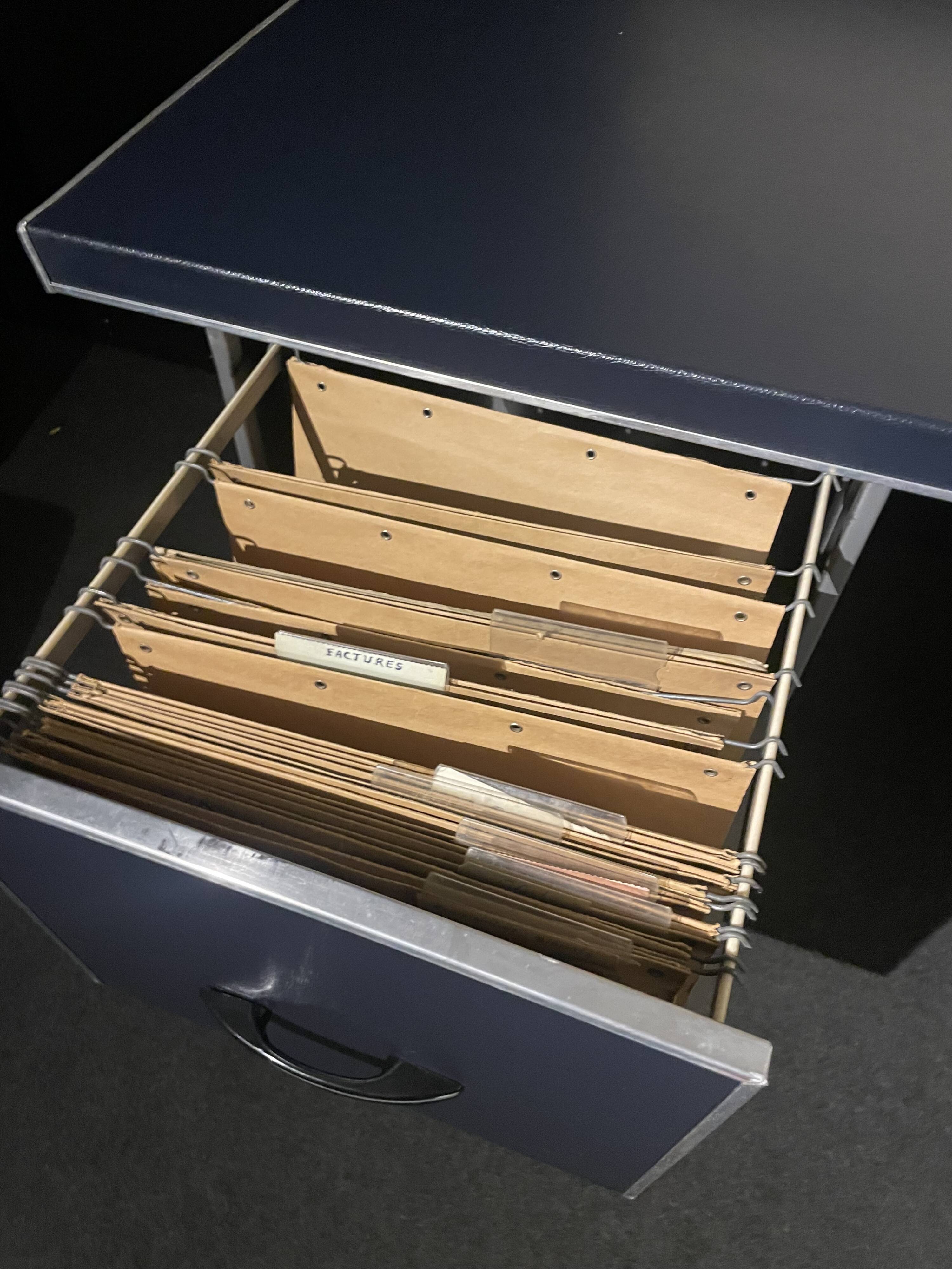 Vintage industrial desk from the 60s