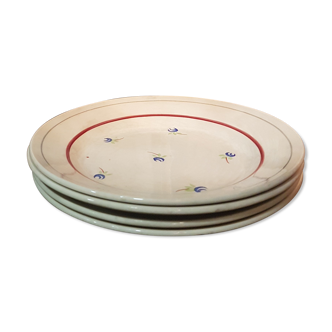 Gien "Edith" Plates