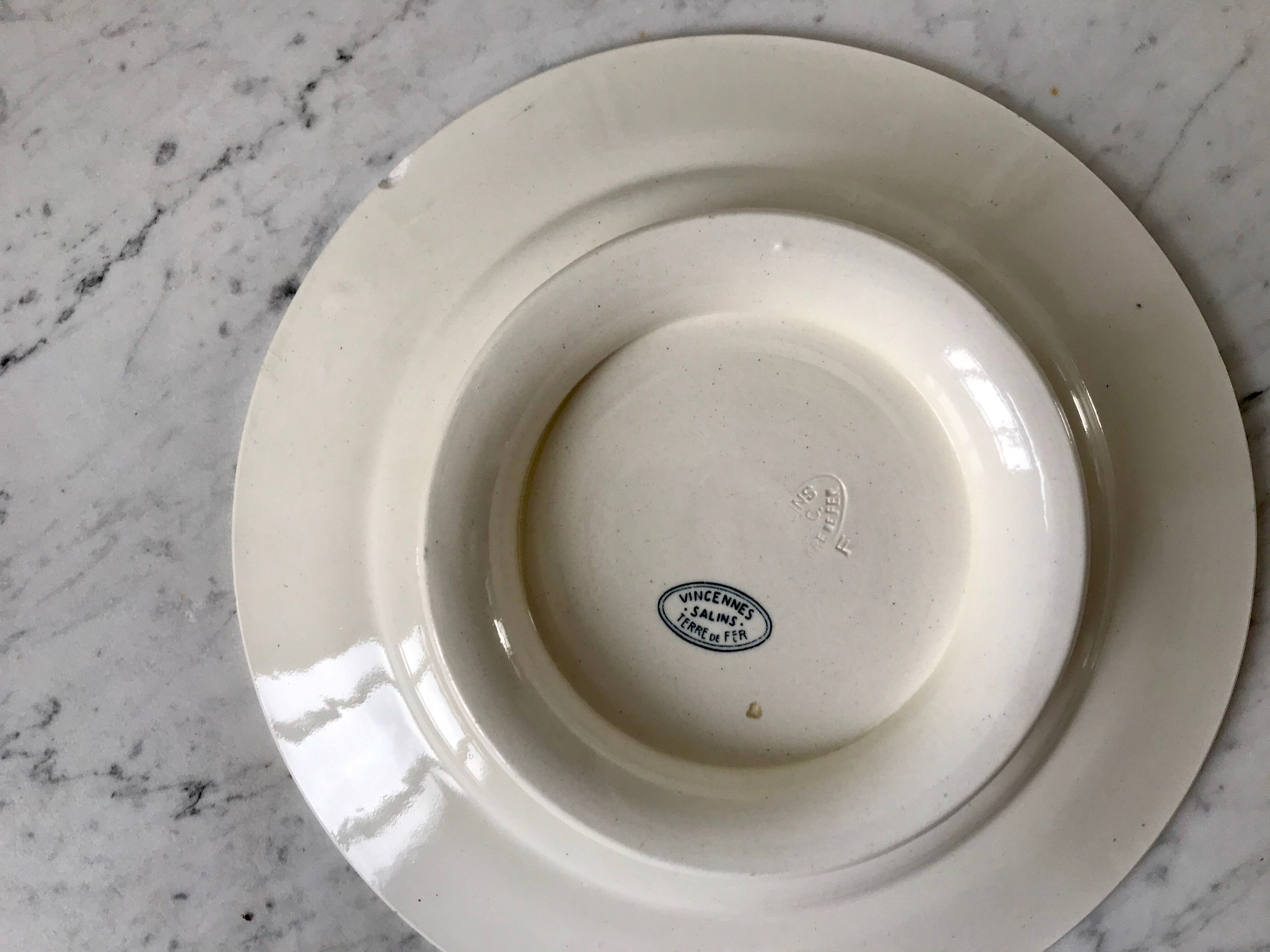 Compotier Terre de Fer Salins model Vincennes mid-nineteenth