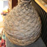 Dame-Jeanne braided wicker