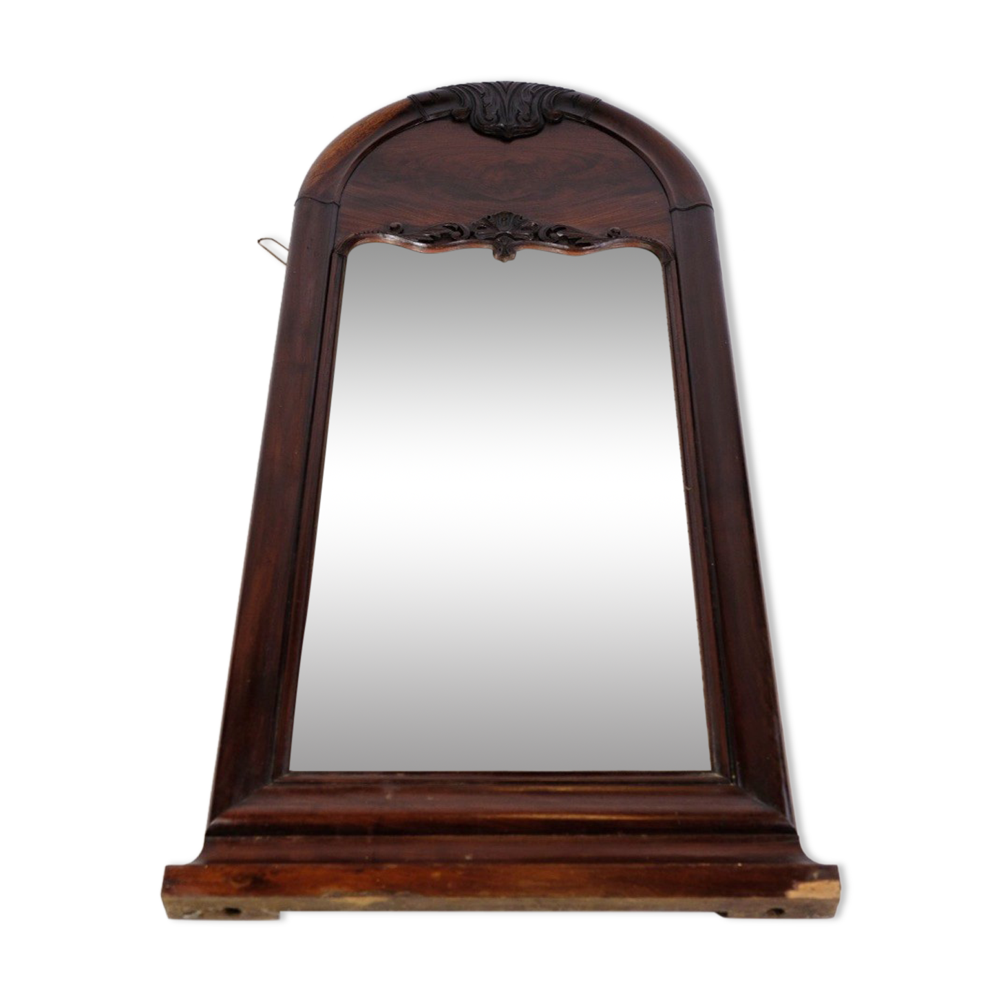 Antique Christian VIII Mirror in Mahogany from around the Year 1860s