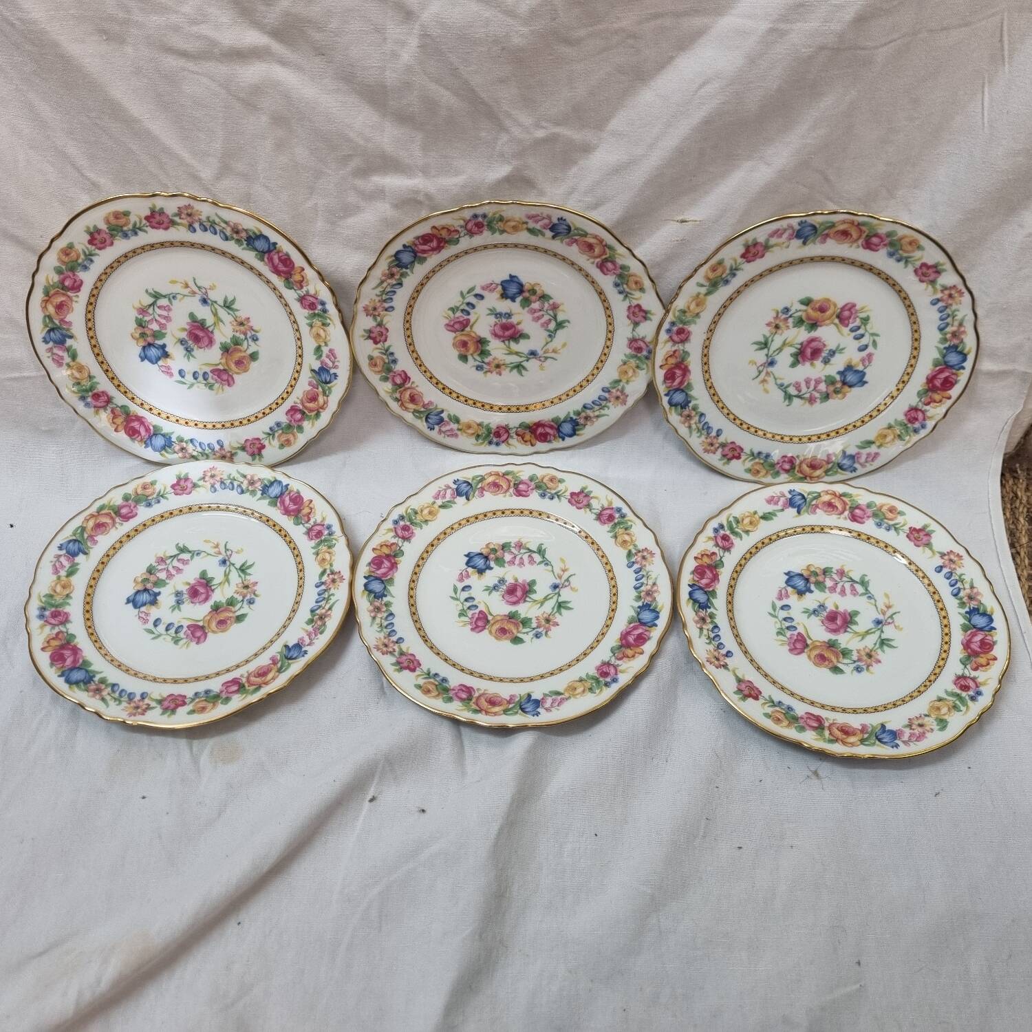 6 Limoges dessert plates, G.Ahrenfeldt