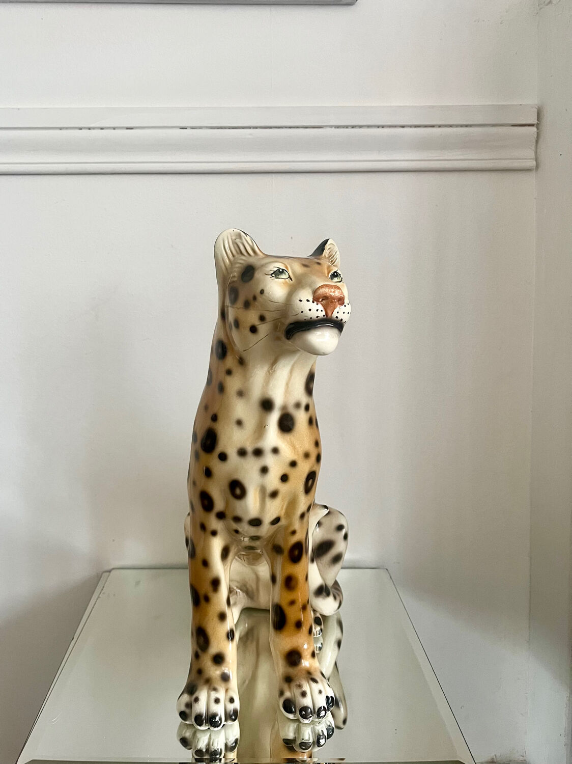 Vintage ceramic panther