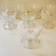 Former service of 36 glasses with grape decoration - vine leaves