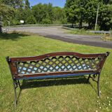 Antique garden bench