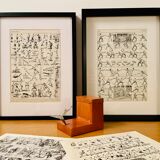 Lithography engraving boxing from 1897
