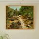 Huile sur toile suédoise originale – « Paysage »