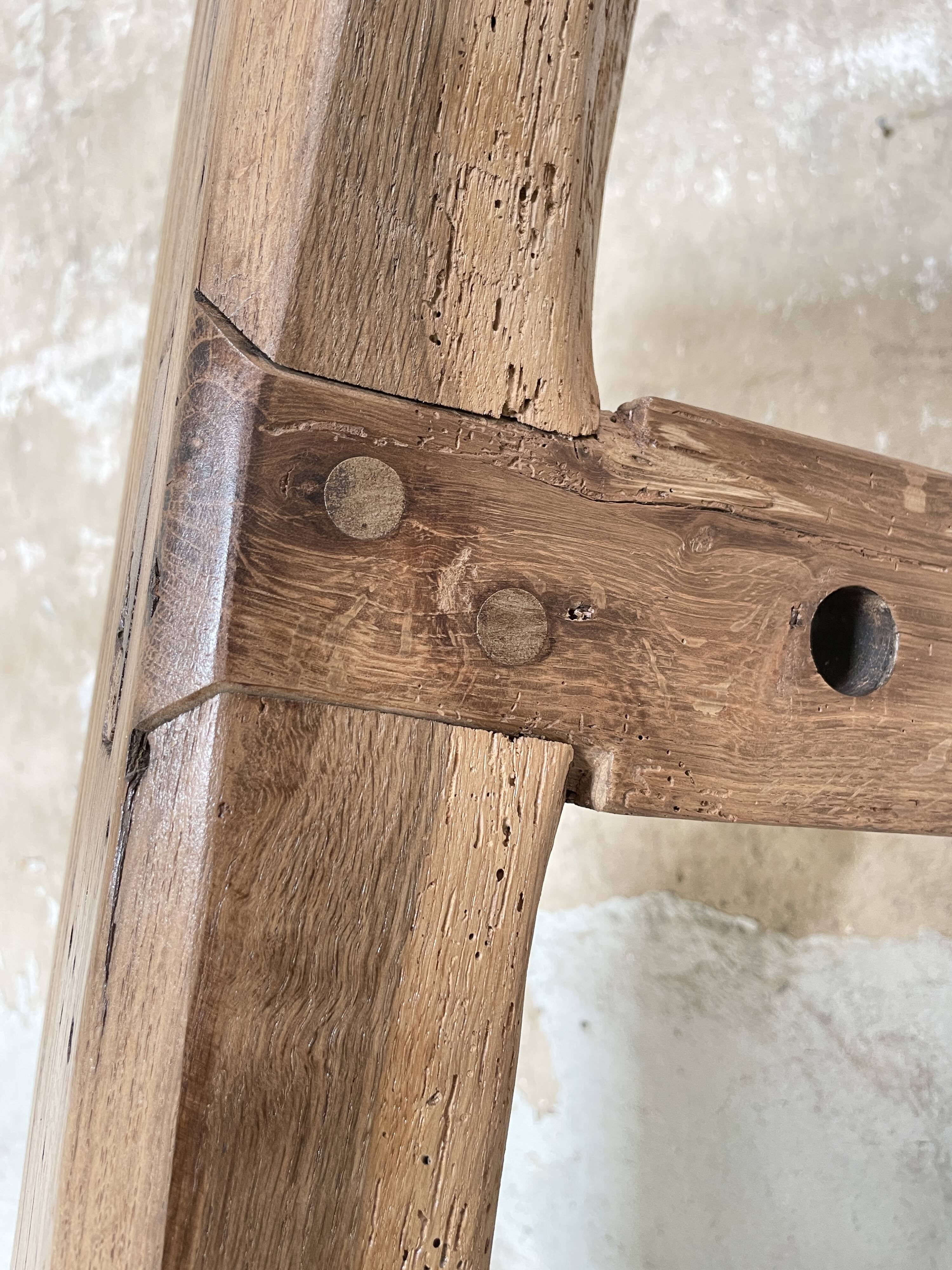 Primitive solid wood coffee table