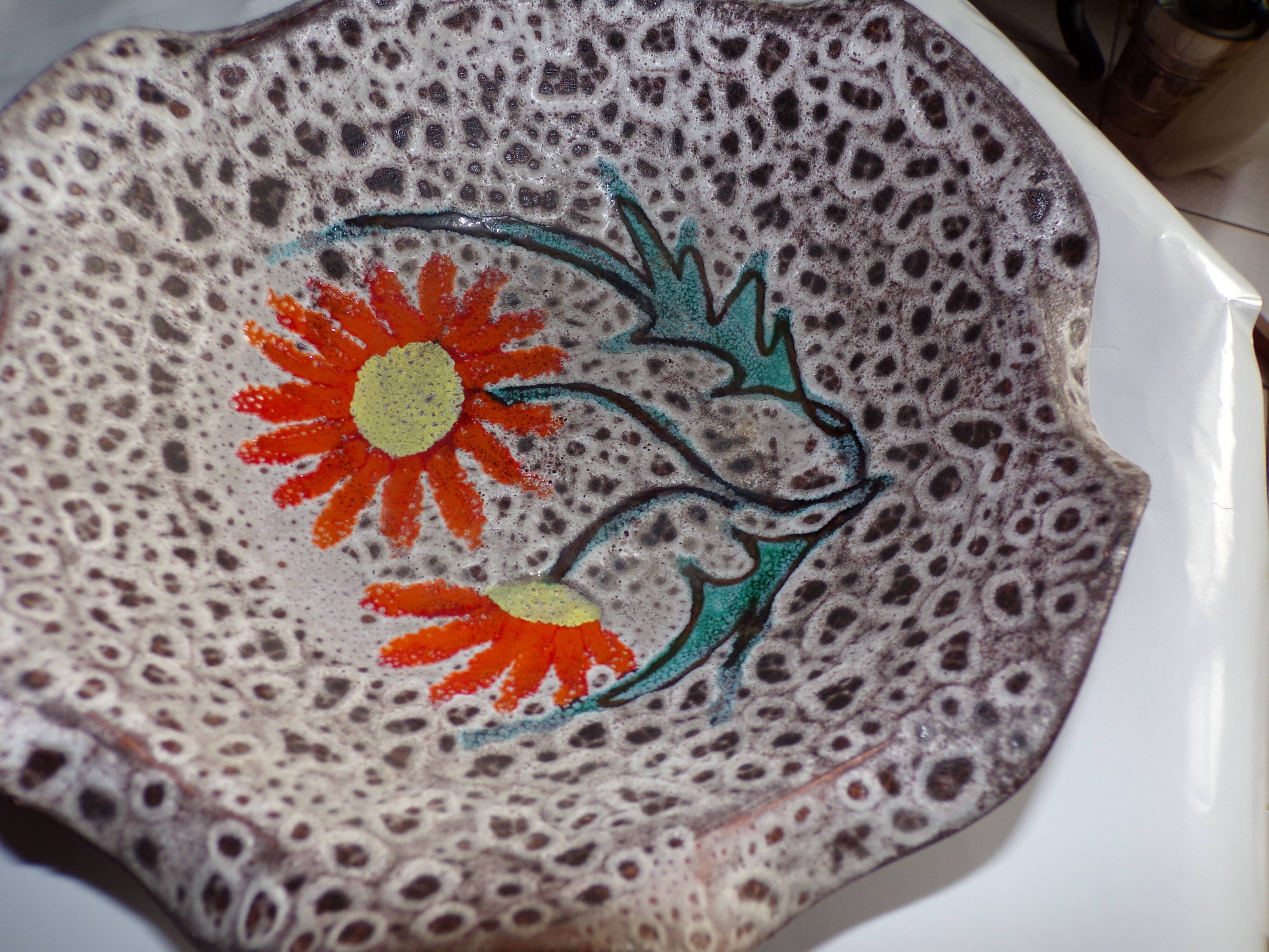 Cut fruit ceramic Vallauris