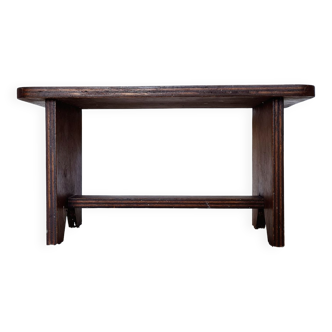 Mini farm bench antique wooden stool