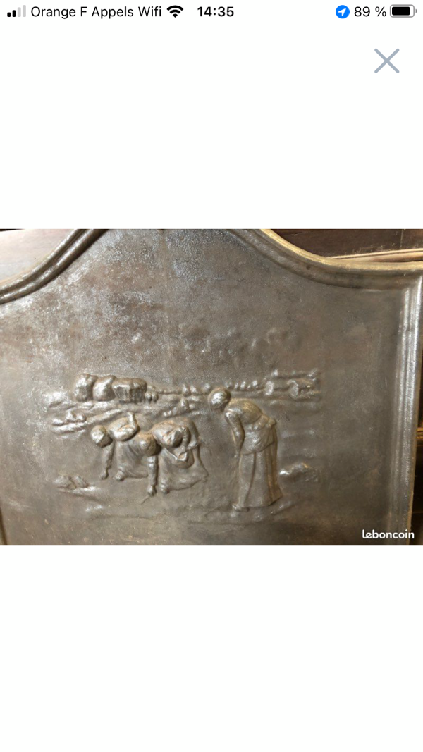 Plaque cheminée