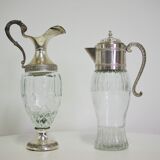 Glass pitchers, 1960s, set of 4