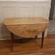 Round table with flaps