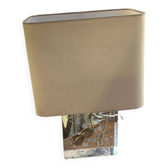 Lampe design Jean Giraudon à décor de harpe et de violon
