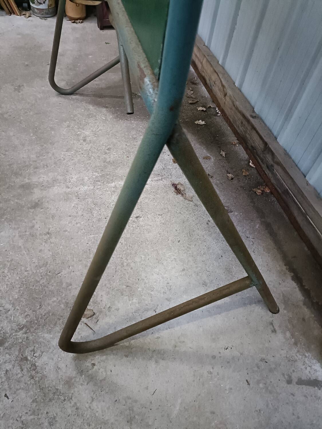 School blackboard from the 50s, rotating blackboard