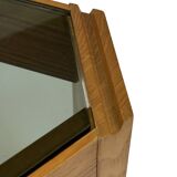 Vintage Set of 3 side tables by Porada Arredi, 1970s nesting tables design