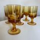 Set of 6 solid glasses 1970