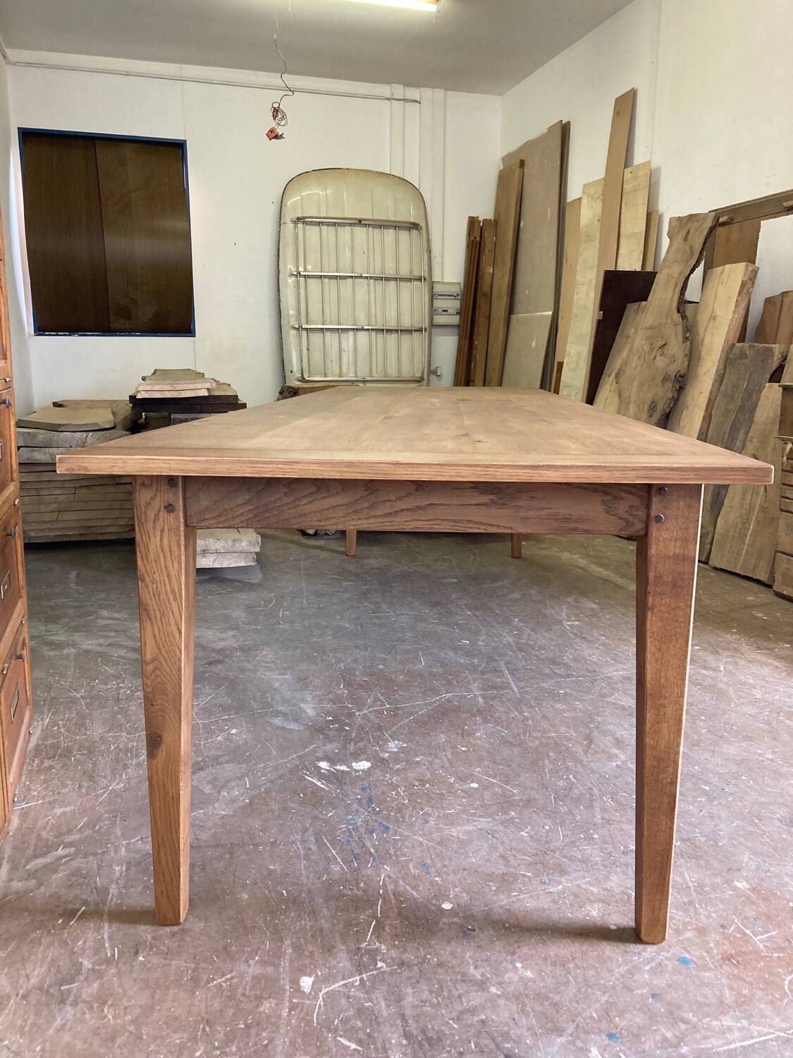 XXL farm table in solid oak