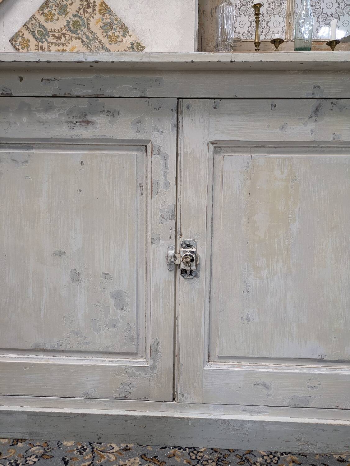 Large patinated buffet