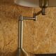 Pair of brass reading light lamp