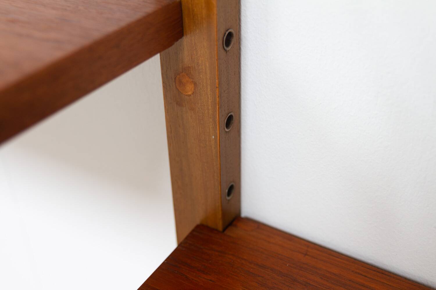 Danish Modern 5-Bay Modular Teak Wall Unit by Poul Cadovius for Cado, 1950s