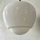 1960s Czech opaline pendant light by Napako
