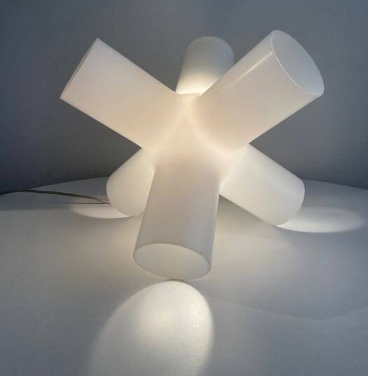 Suspension • Table Lamp • Crosslight White • Jan Melis & Ben Oostrum • 1998