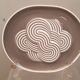 Wall plate in porcelain by Natale Sapone for Rosenthal, 1972