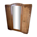 Art deco cabinet in carved wood