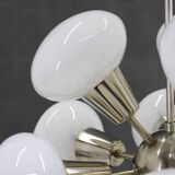 1970s Chrome Plated  12-Flamming  Sputnik , Czechoslovakia
