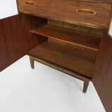 Small teak vintage desk