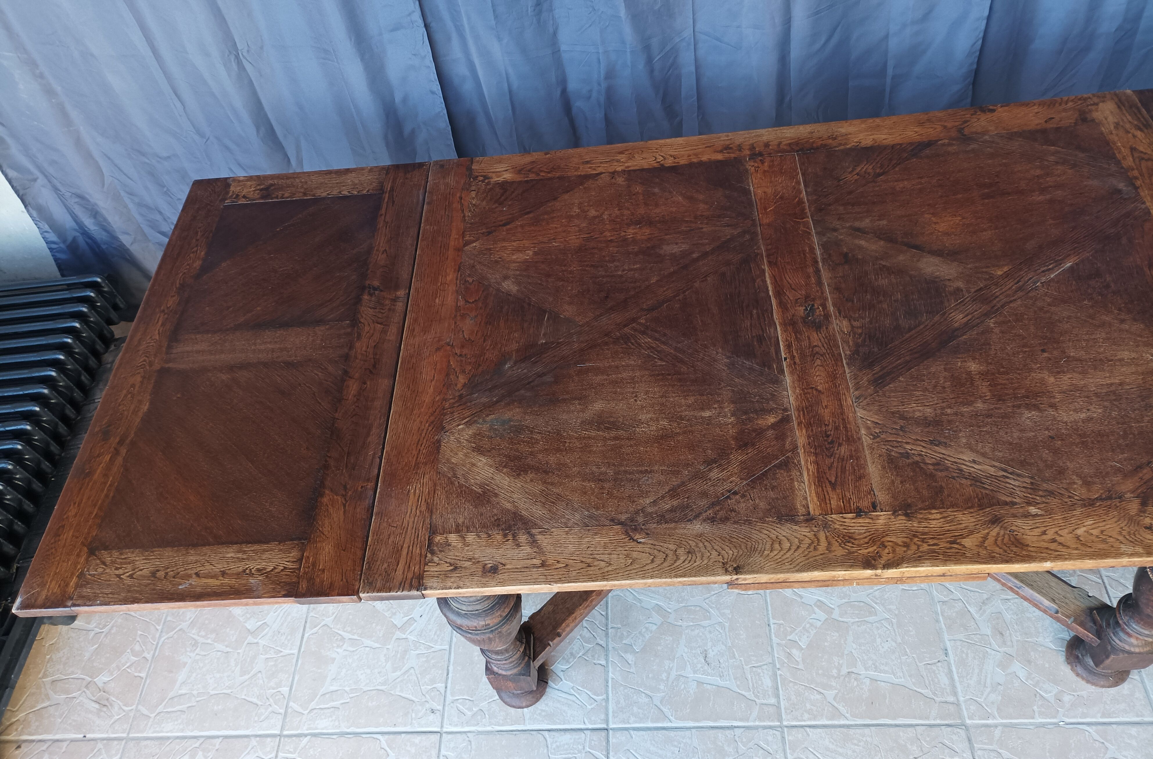 Rustic table XIXth in oak