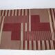 Original Rare Modernist Abstract Geometric Carpet by Antonín Kybal, 1948