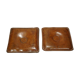 2 old leather elbow cushions for sport arm wrestling