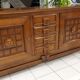 Enfilade oak Brutalist Art Deco 1940s