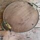 Large round Art Deco mirror tray