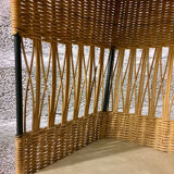 Vintage rattan counter bar