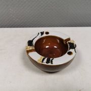 Mid-century ceramic ashtray, by Ellen Malmer for Royal Copenhagen, 1960s.