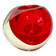 Sommerso round vase, Murano