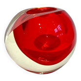 Vase boule Sommerso, Murano